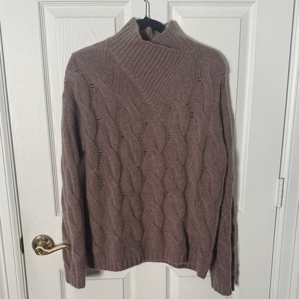 Haven cashmere Soft Brown Knit Sweater size XS